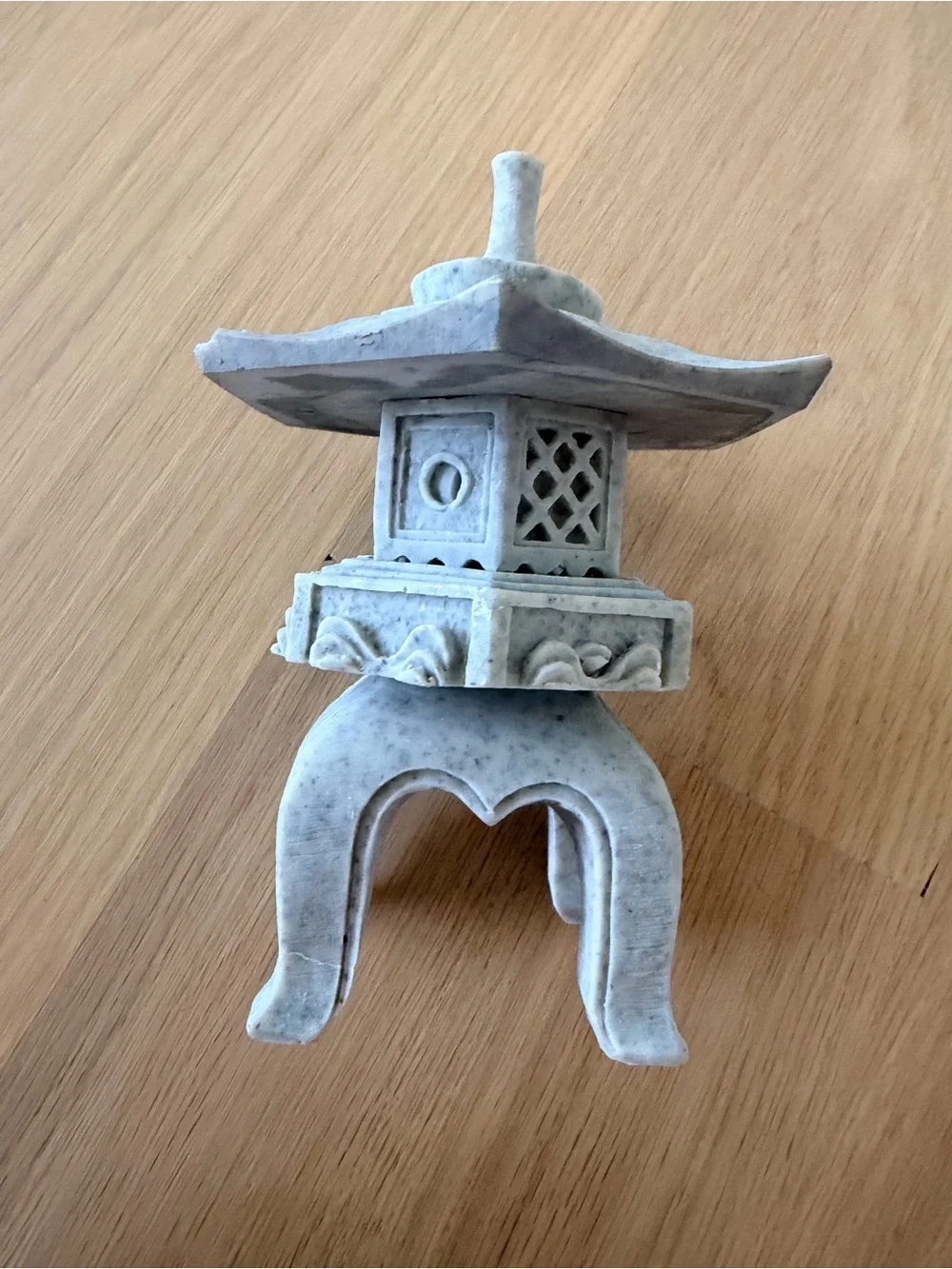 Stone Garden Lantern - Decorative Pagoda Accent